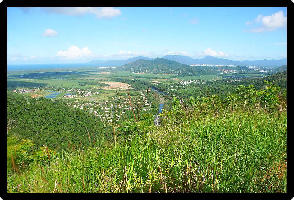 View of Cairns from Barron Gorge National Park Queensland Australia