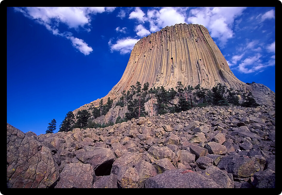 Devils Tower National Monument in northeastern Wyoming.