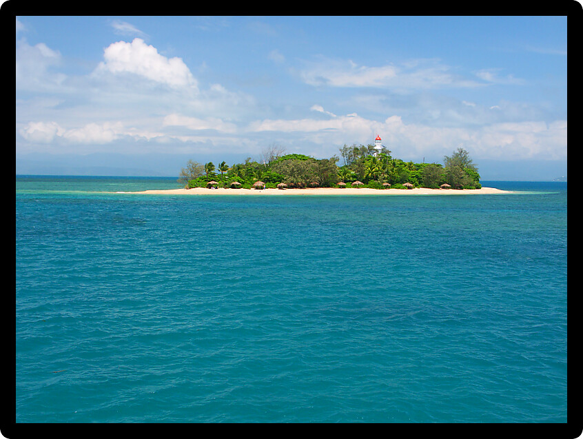 View of the secluded Low Isles in tropical Queensland Australia.