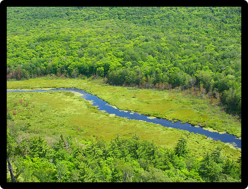 Big Carp River at Porcupine Mountains State Park in Michigans upper peninsula.