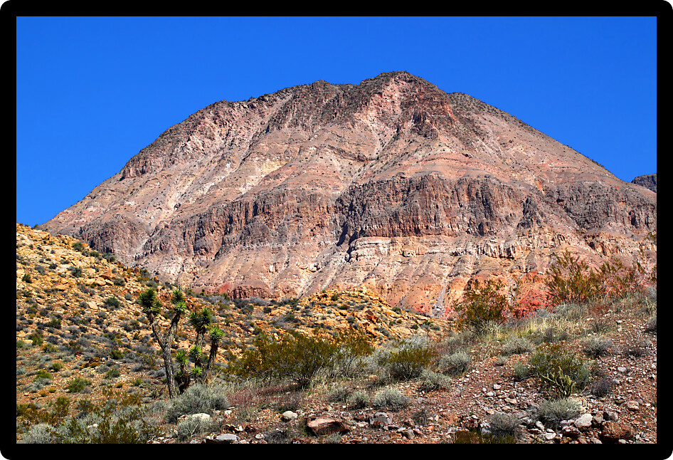 Landscape of the Beaver Dam Mountains Wilderness Area in the northwest corner of Arizona.