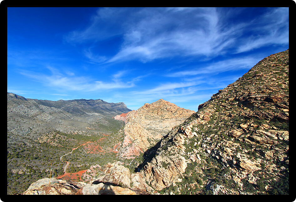 Red Rock Canyon National Conservation Area is located just west of Las Vegas in Nevada.