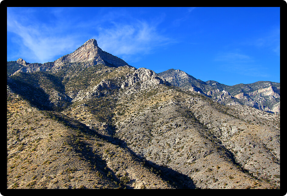 Red Rock Canyon National Conservation Area is located just west of Las Vegas in Nevada.