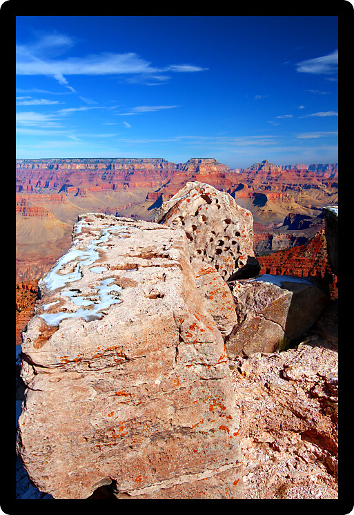 Grand Canyon National Park from Mather Point in the United States.