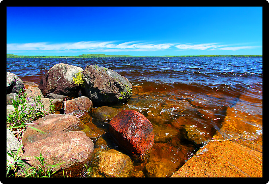 Lake Gogebic is the largest natural water body in the upper peninsula of Michigan.