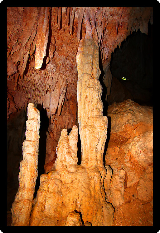 Cave landscape from one of the many caverns of Guajataca Forest Reserve in Puerto Rico.