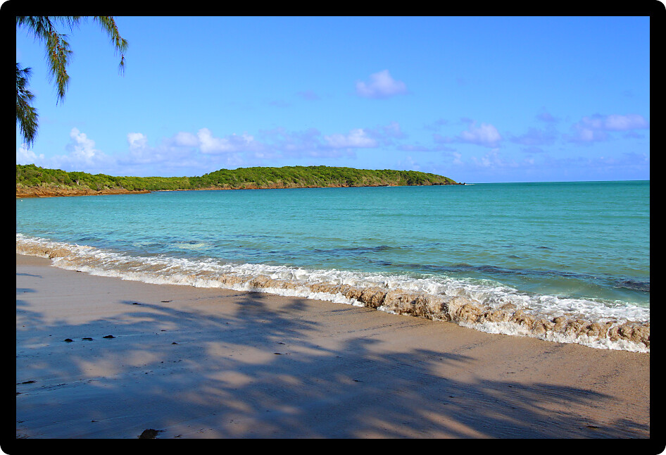 Wonderful Seven Seas Beach near Fajardo in Puerto Rico.
