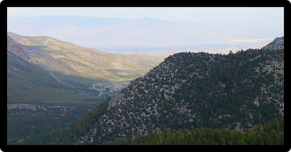 Beautiful view of the Nevada from Mount Charleston.