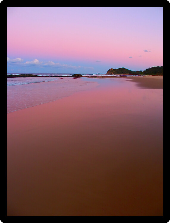 Beautiful sunset at Nambucca Heads in New South Wales Australia.