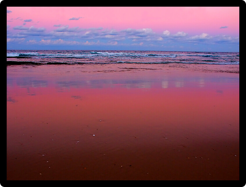 Beautiful sunset at Nambucca Heads in New South Wales Australia.