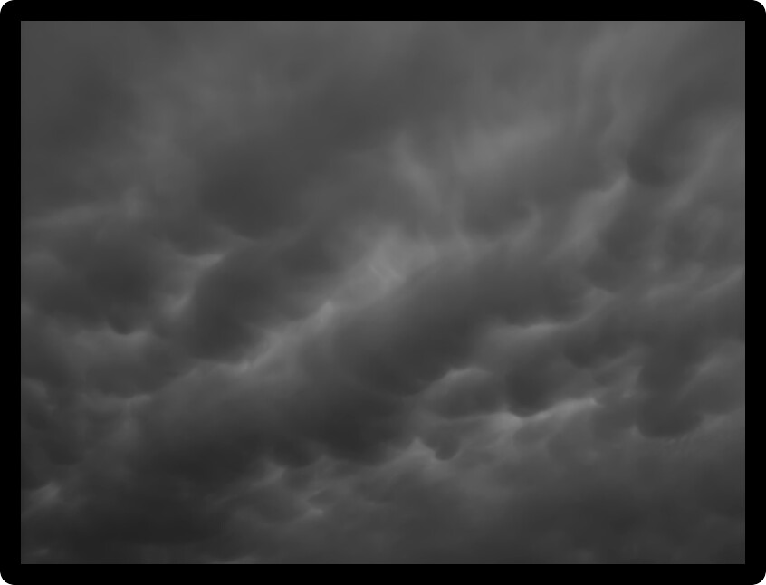 Threatening storm clouds over northern Illinois.