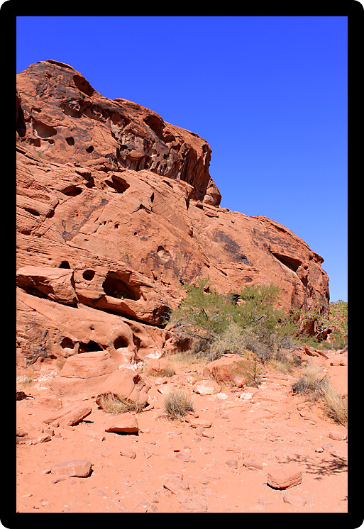 Amazing red rock formations at Valley of Fire State Park in Nevada.