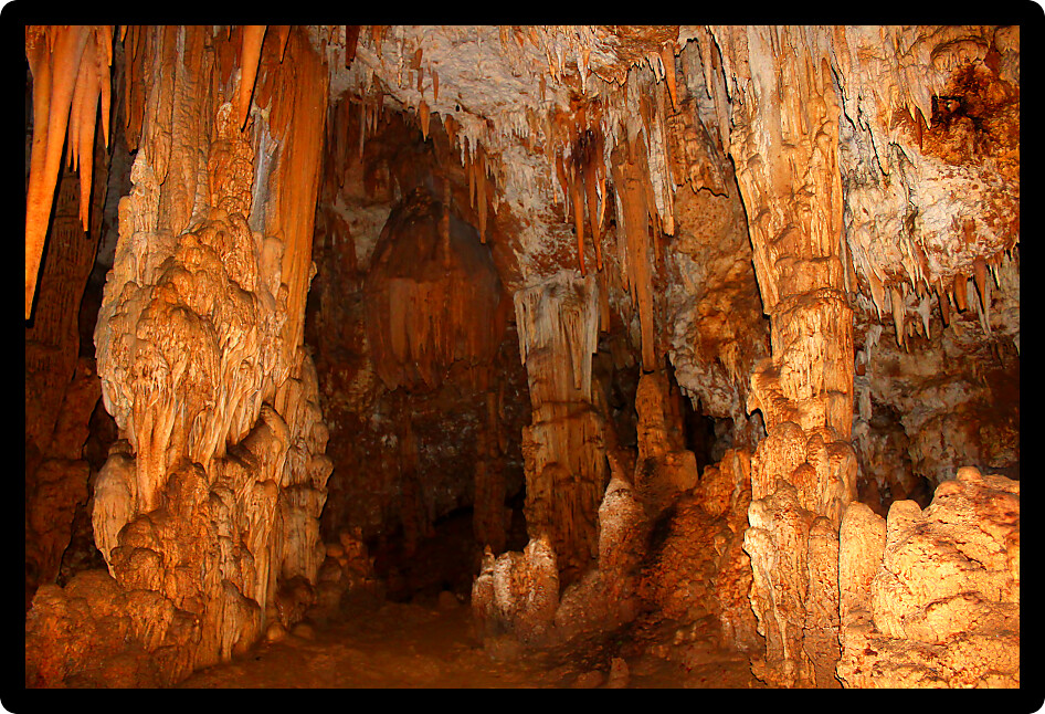 Amazing formations inside the Cueva Del Viento of Guajataca Forest Reserve in Puerto Rico.