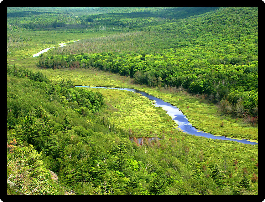 Big Carp River at Porcupine Mountains State Park in Michigans upper peninsula.