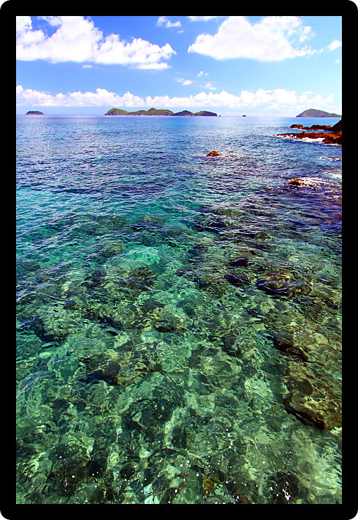 Amazing British Virgin Islands on a beautiful sunny day.