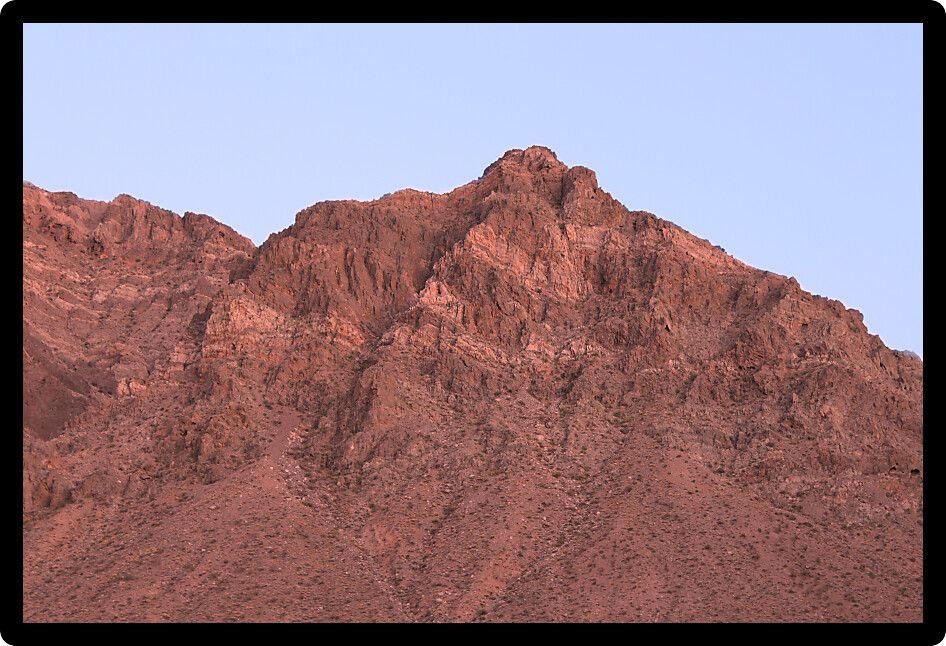 Evening light on rock formations at Valley of Fire State Park in Nevada.