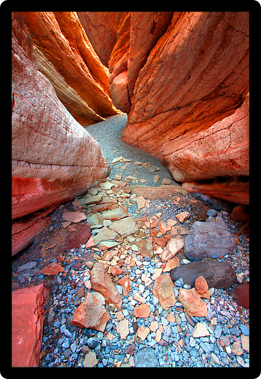 Anniversary Narrows slot canyon of the Lovell Wash in southern Nevada.