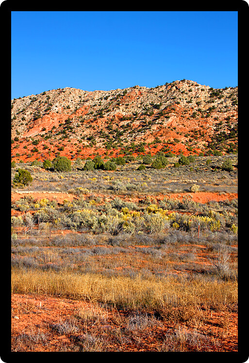 View of the Cockscomb upthrust in Grand Staircase-Escalante National Monument of Utah.