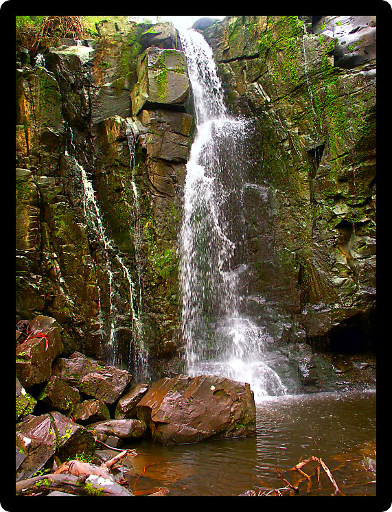 Phantom Falls in the Angahook-Lorne State Park of Victoria Australia.